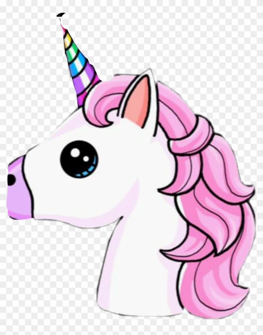 #scpink #pink #unicorn #freetoedit - Stiker Picsart Unicorn Png Clipart