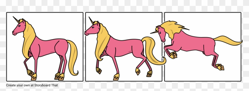 Pretty Pink Unicorn - Mane Clipart