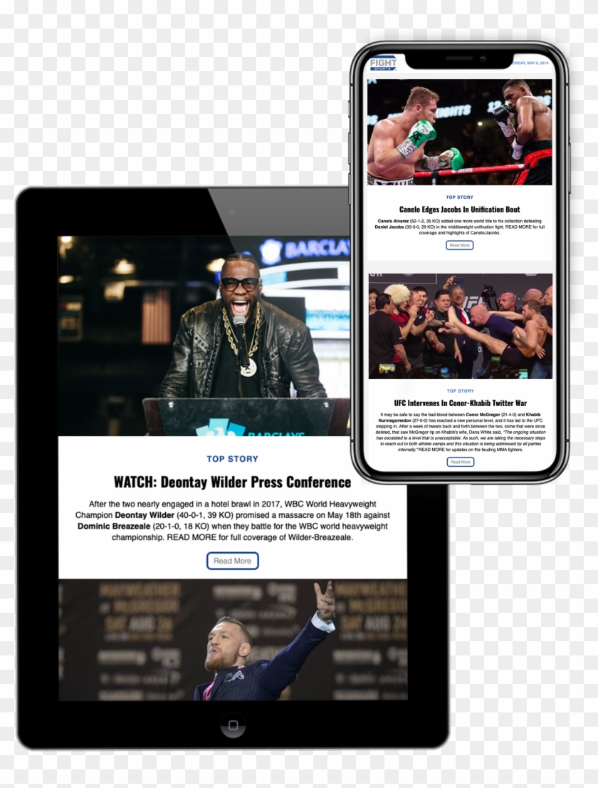 Fightsports - Tv Newsletter - Website Clipart