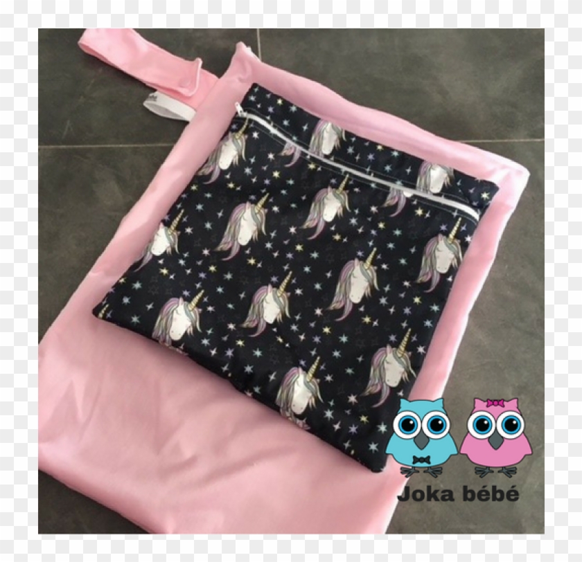 Pink Unicorn Double Wetbag - Coin Purse Clipart #5744200