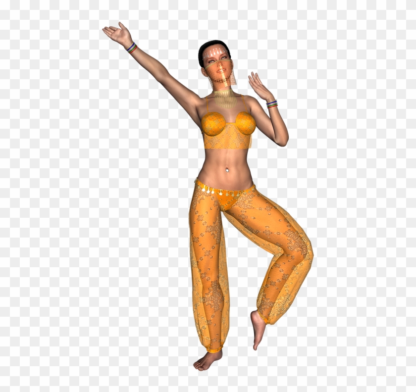 Orient Belly Dance Dance Beautiful Woman Feminine - Illustration Clipart #5744764
