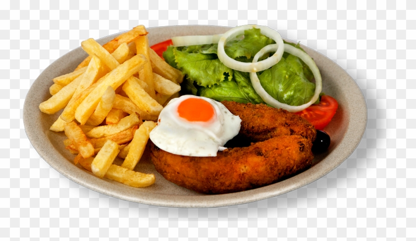Alheira Reserva Especial, Com Batata Frita, Salada - French Fries Clipart #5744892