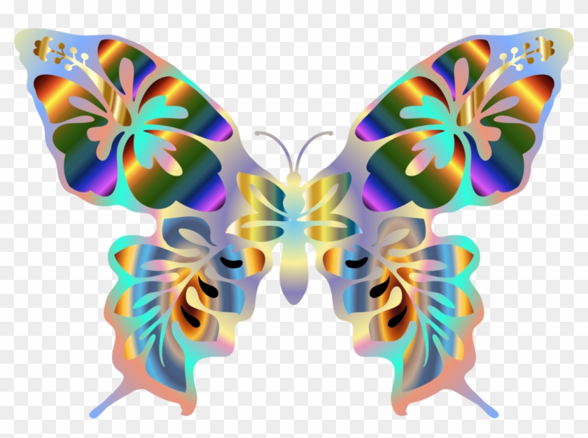 The Perfect Butterfly Borboleta Animal Iridescence - Gambar Abstrak Kupu Kupu Clipart
