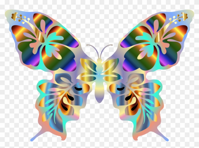 The Perfect Butterfly Borboleta Animal Iridescence - Gambar Abstrak Kupu Kupu Clipart #5744932