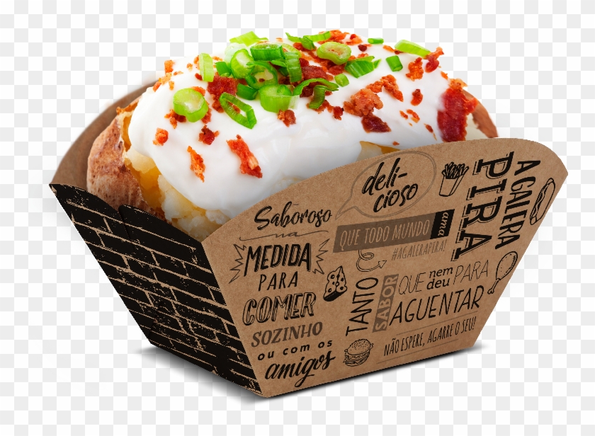 Embalagem Para Batata Frita, Assada E Porções - Baked Potato Clear Background Clipart