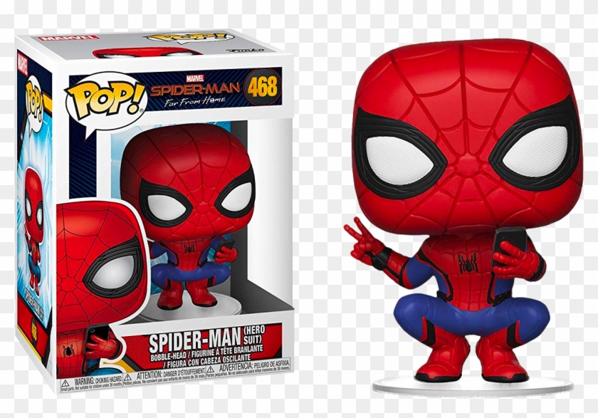 Spider-man - - Funko Pop Spiderman Far From Home Clipart #5745154