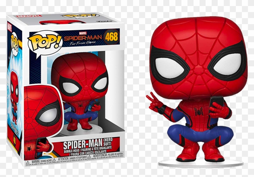 Spider-man - - Funko Pop Spiderman Far From Home Clipart
