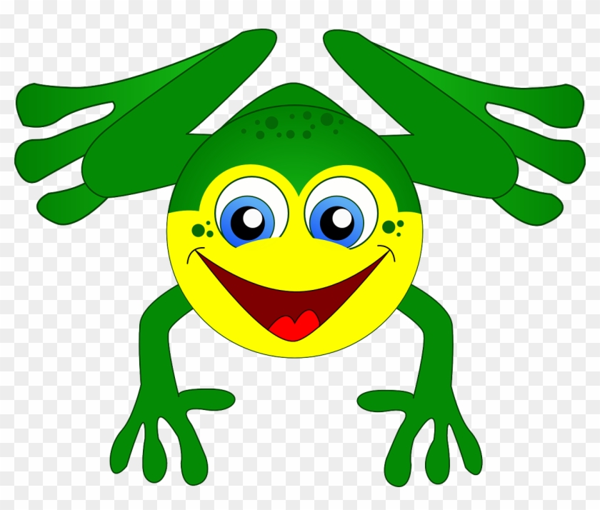 Frog Amphibian Green Cartoon Png Image - Son Los Anfibios Animados Clipart #5745161