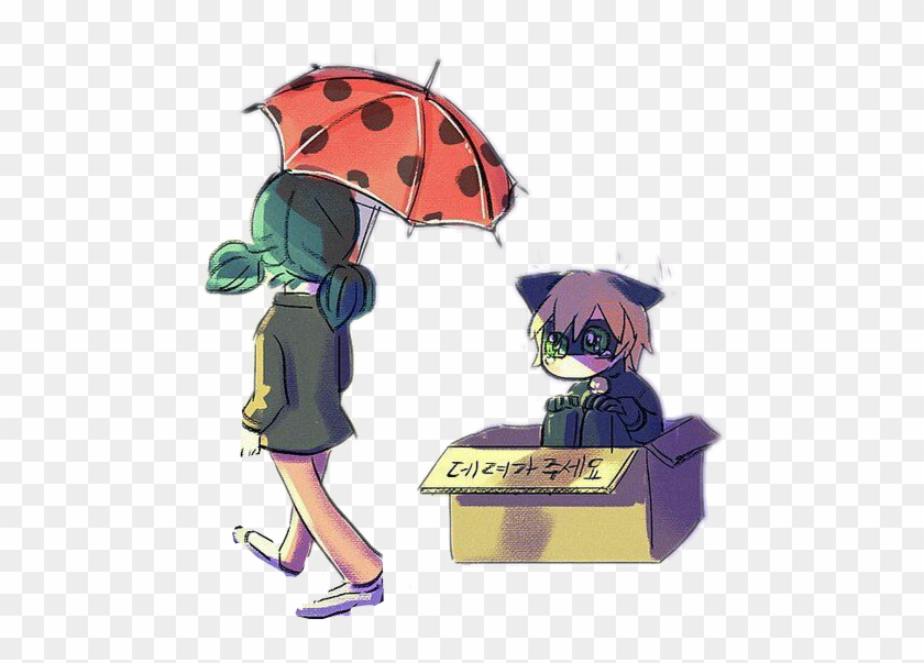 #cute #ladybug #supercat #marinett #adrian #ледибаг - Cat Noir And Ladybug Cute Clipart