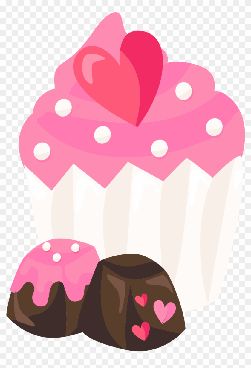 Festive Dreamy Pretty Fashion Png And Vector Image - Cupcake Clipart #5745365