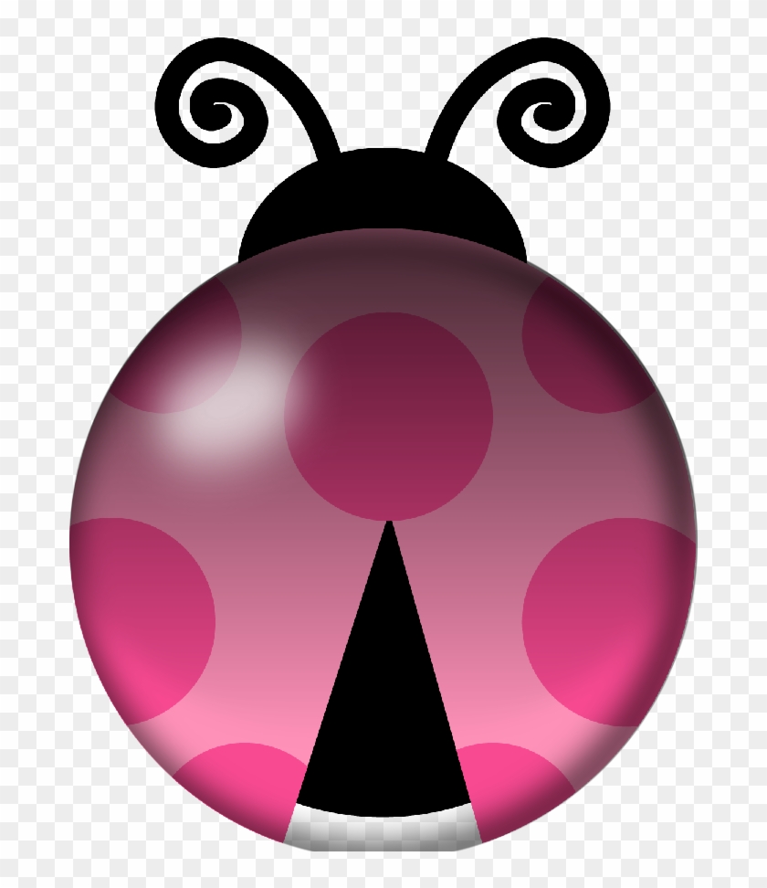 #glass #glossy #ladybug #pink #bug #insect #cute #scrapbooking - Vaquita De San Antonio Dibujo Clipart