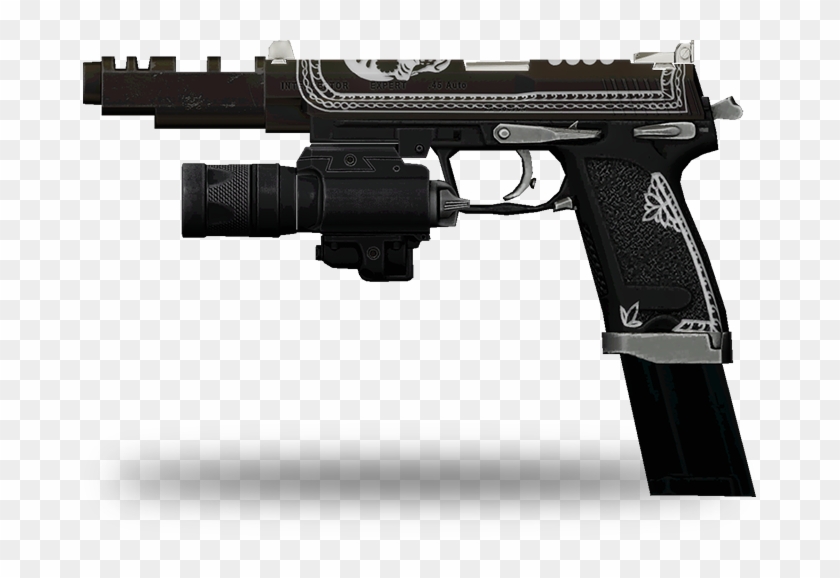 Los Mariachis Akimbo Interceptor 45 Pistols - Firearm Clipart
