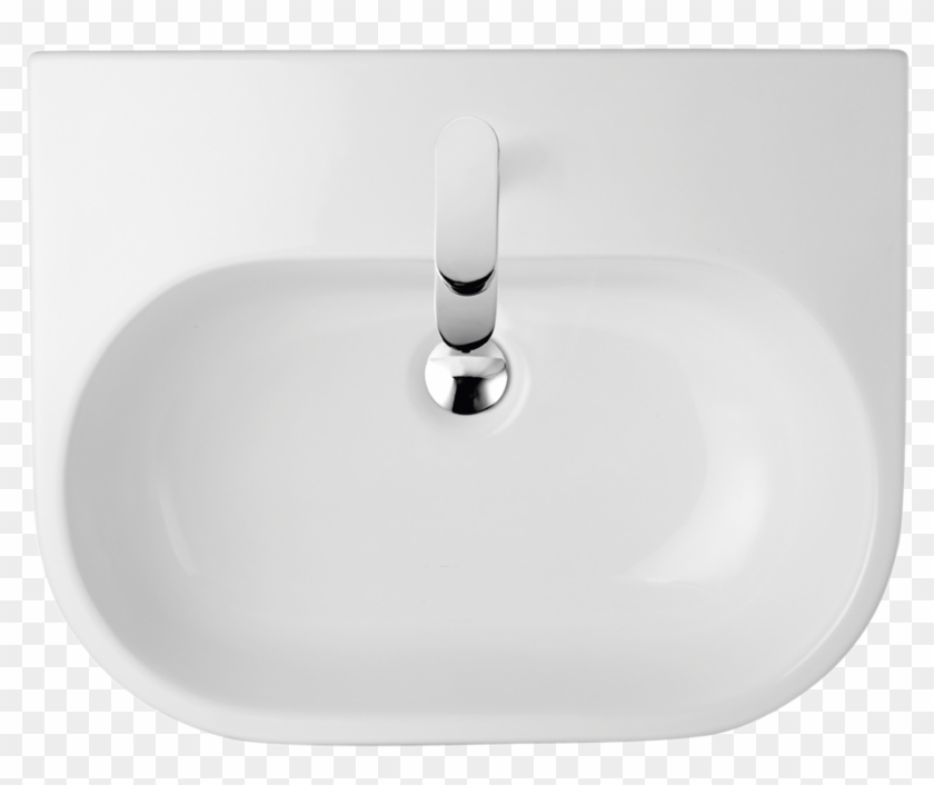 Euro Trio 600mm Basin - Bathroom Sink Clipart #5745659