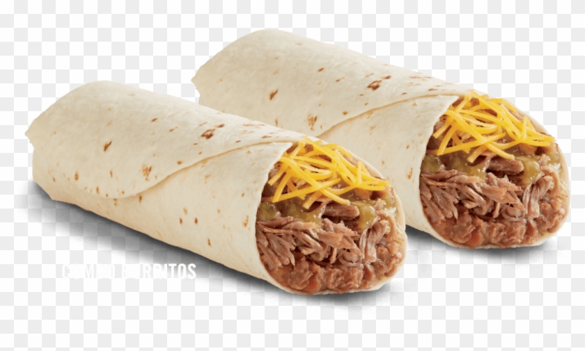 Del Taco Carnitas Combo Burritos - Del Taco Carnitas Burrito Clipart
