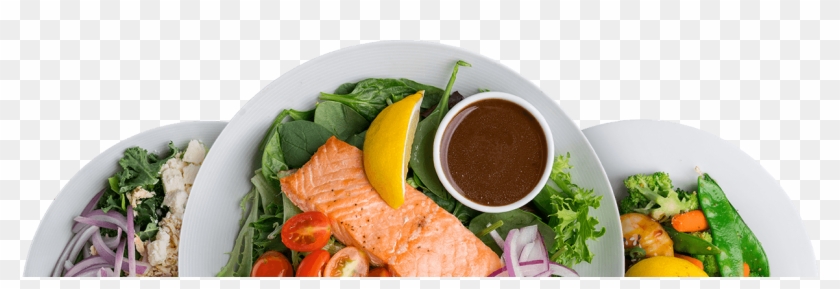 Footer Salmon Footer Lettuce Foote Bottom - Gazpacho Clipart #5745997