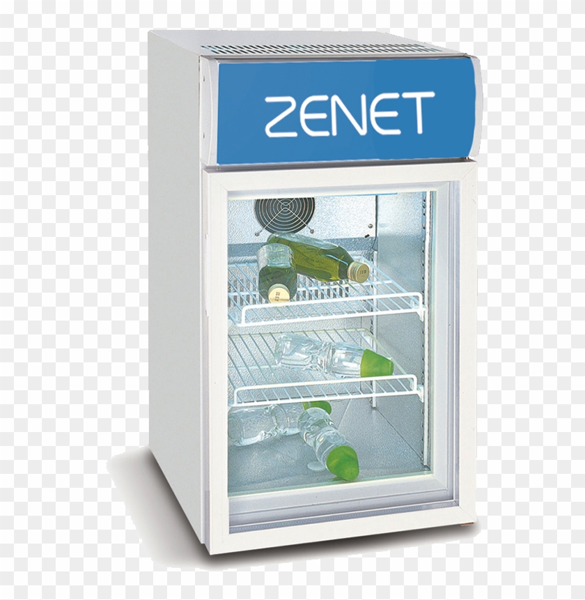 Zenet Table Top Single Door Chiller - Water Bottle Clipart