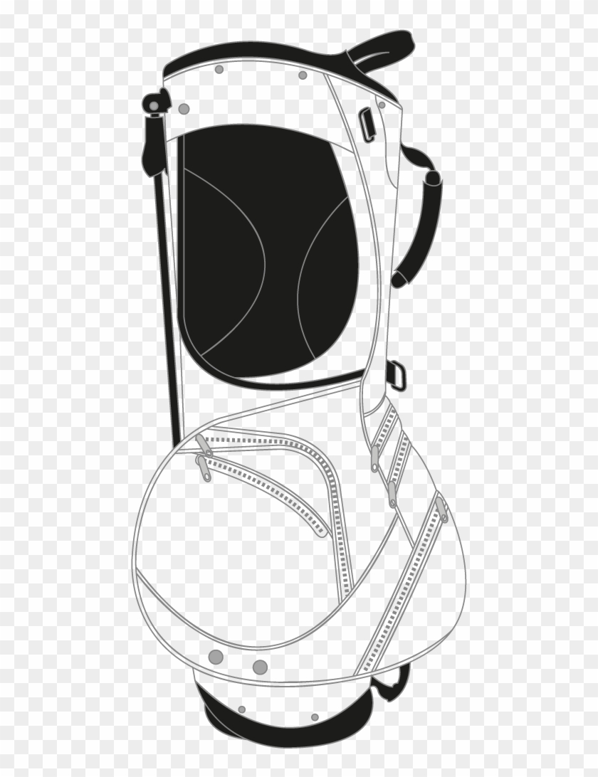 Mr 17 Den Caddy - Golf Bag Clipart #5746363