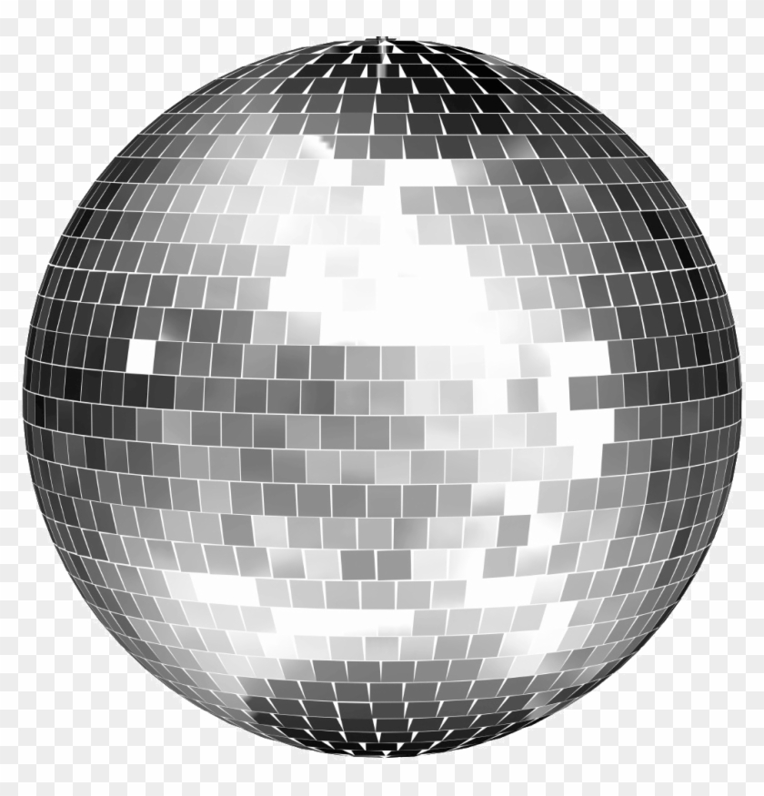 Rotating Mirror Ball - Disco Ball Png Clipart