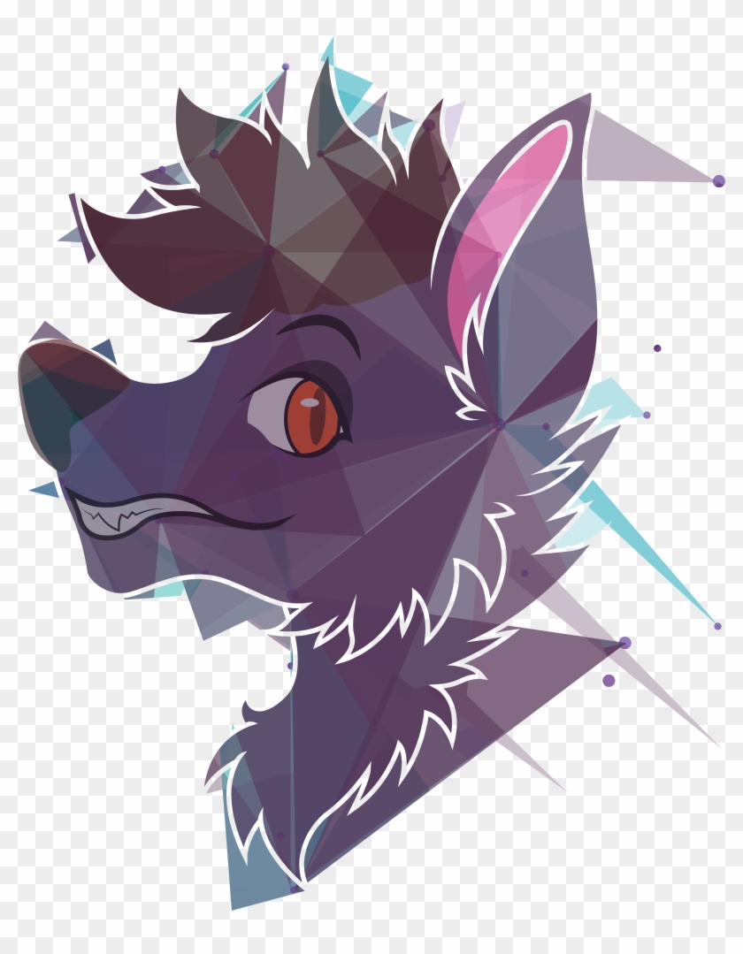 Geometric Ace Of Hearts Fox - Cartoon Clipart