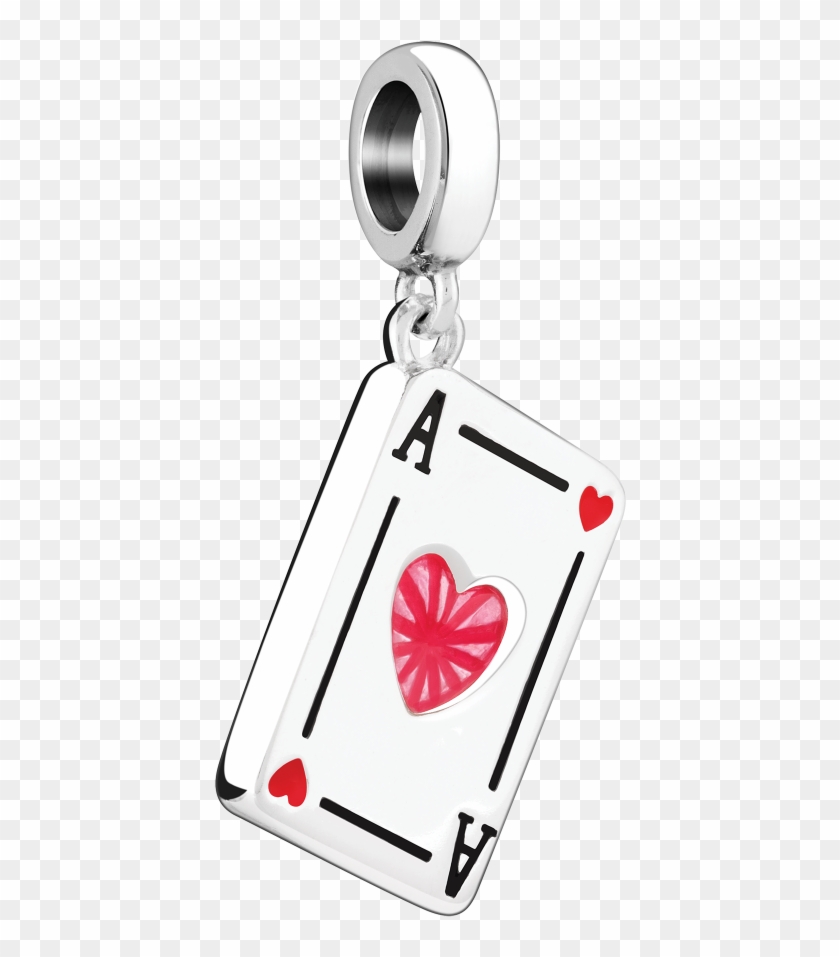 Chamilia Swarovski Ace Of Hearts - Keychain Clipart