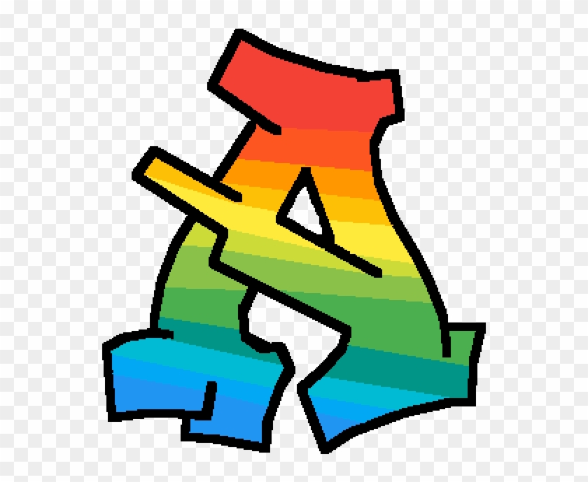Grafiti Letter A - Basitinden Graffiti Yapımı Şekilli Yazı Yazmak Clipart