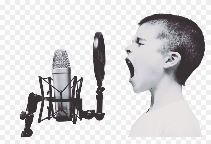 Singer Vector Singing Boy - Voice Over Clipart (#5747212) - PikPng