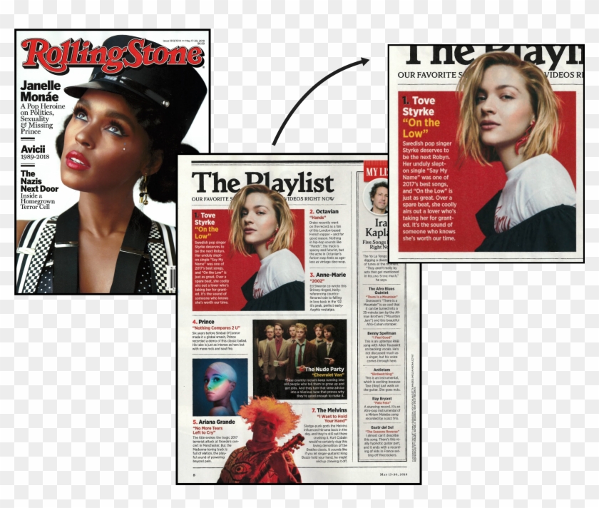 Rolling Stone - Tove Styrke - Magazine Clipart