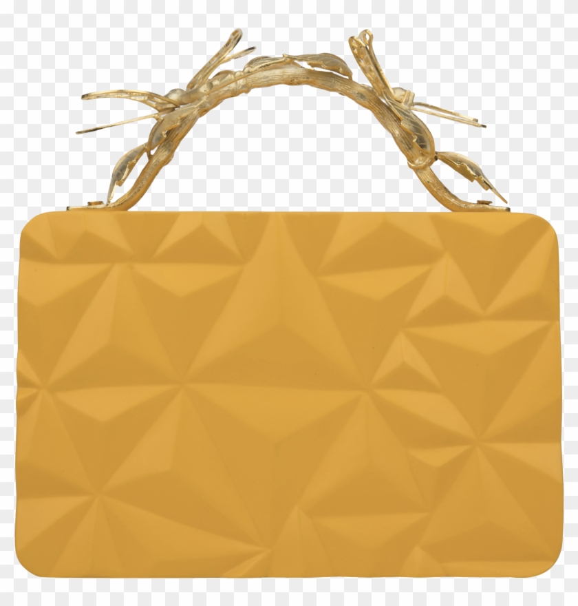 Triangle Yellow Grasshopper Clutch By Duet Luxury On - Tote Bag Clipart #5747526