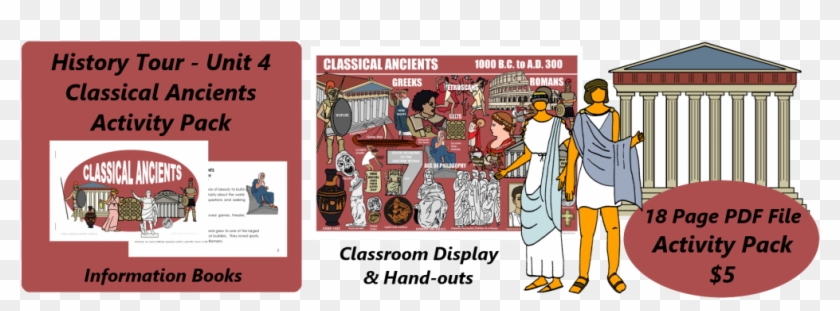 Classical Ancients Activity Pack - Flyer Clipart