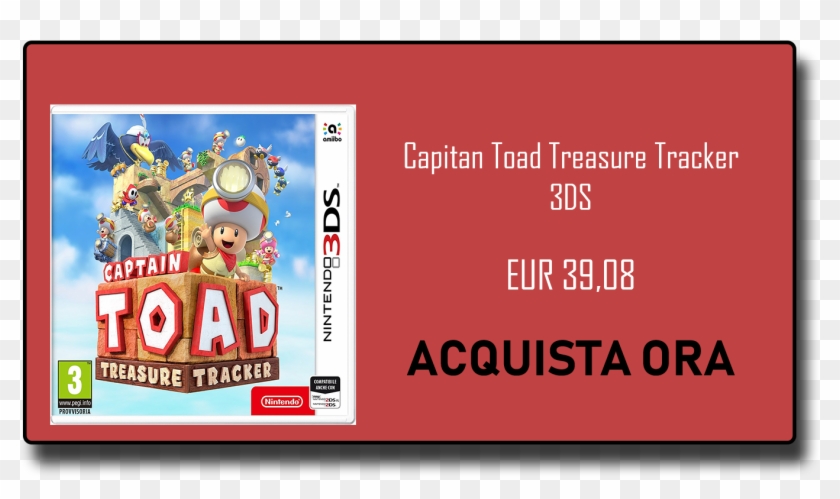 A Cura Di Salvatore Cardone - Captain Toad 3ds Cover Clipart #5747880