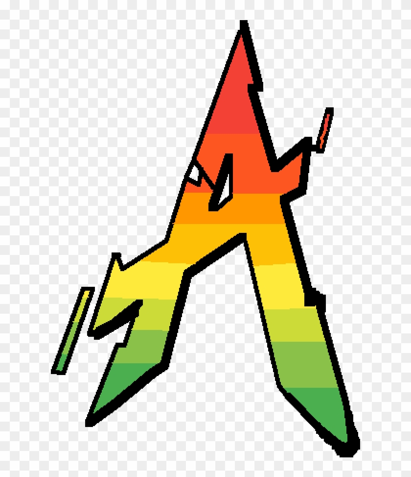 Grafiti Letter A - Illustration Clipart #5748017