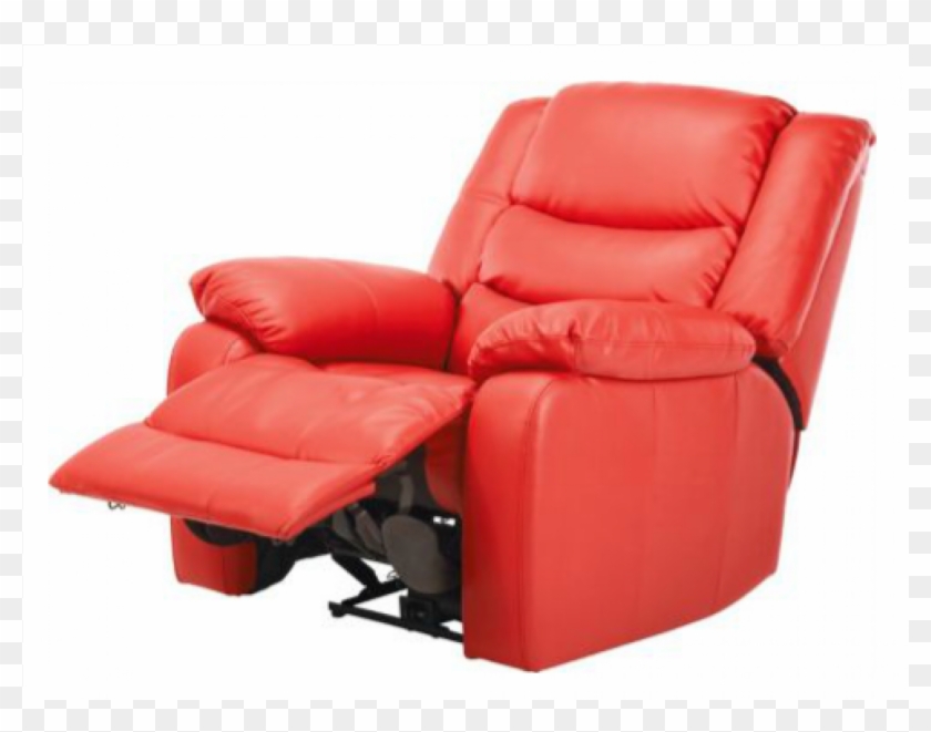 Excellent Red Leather Recliner Chair In Office Chairs - Red Leather Recliner Chair Clipart #5748546