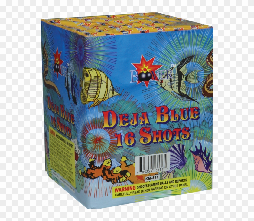 Deja Blue Firework - Box Clipart