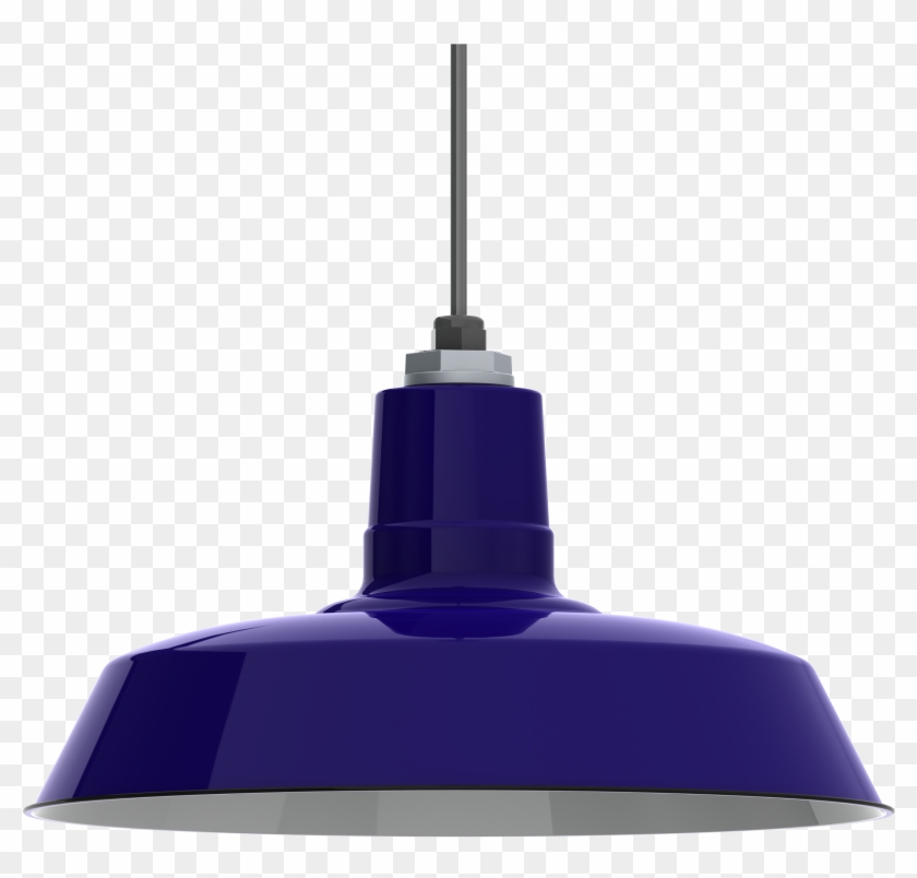 Ivanhoe Sky Chief Porcelain Enamel Pendant Barn Light - Purple Industrial Pendant Light Clipart #5749046