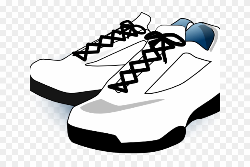 Gym Shoes Clipart School Shoe - Shoes Clip Art - Png Download #5749287