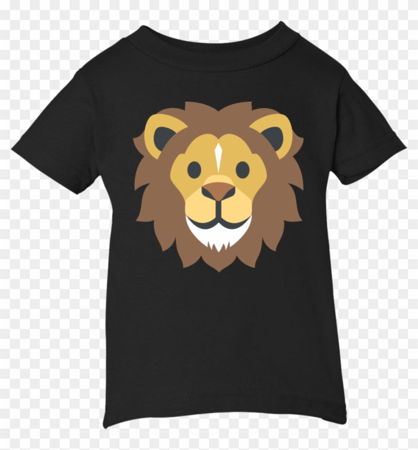 Lion Face Emoji Infant T-shirt - Lion Clipart #5749775