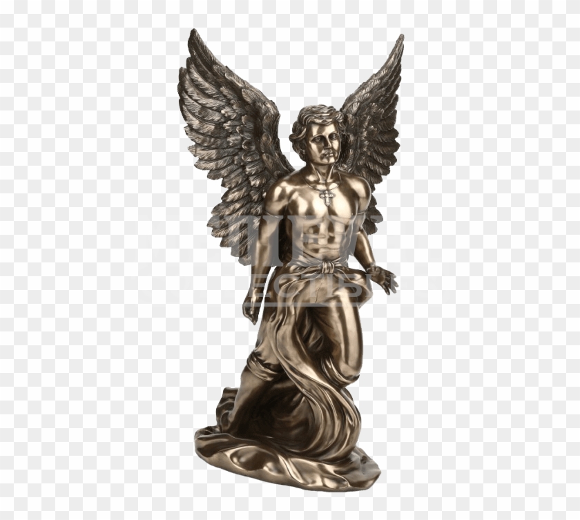 Male Angel Statue Bronze Clipart