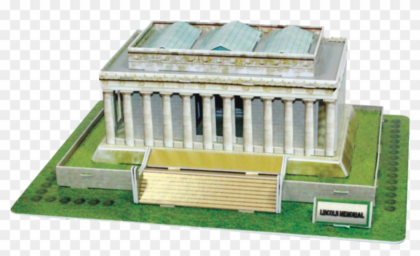 42pcs Lincoln Memorial 3d Puzzle - Us Landmarks 3d Puzzle Clipart #5750391