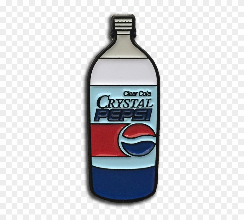 Crystal Pepsi Pin - Water Bottle Clipart