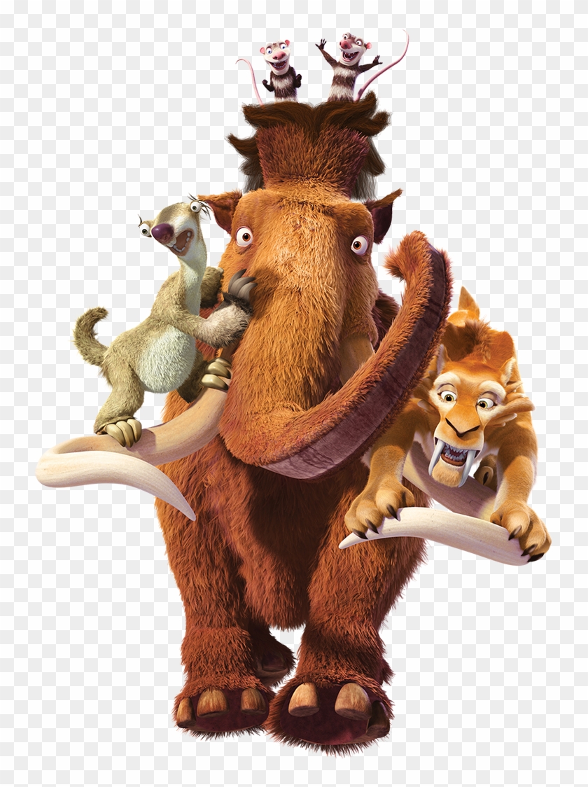 Save The Children In Partnership With Ice Age - Ice Age Manny Sid And Diego Clipart #5750499