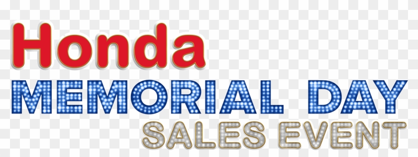 Memorial Day Sales Event Honda Of Lincoln - Electric Blue Clipart #5750678