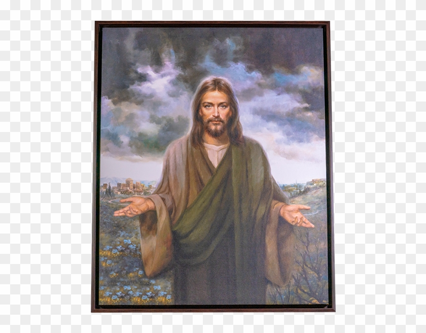 4 Masters Art Series Brown Frame - Joseph Wallace King Jesus Clipart #5750724