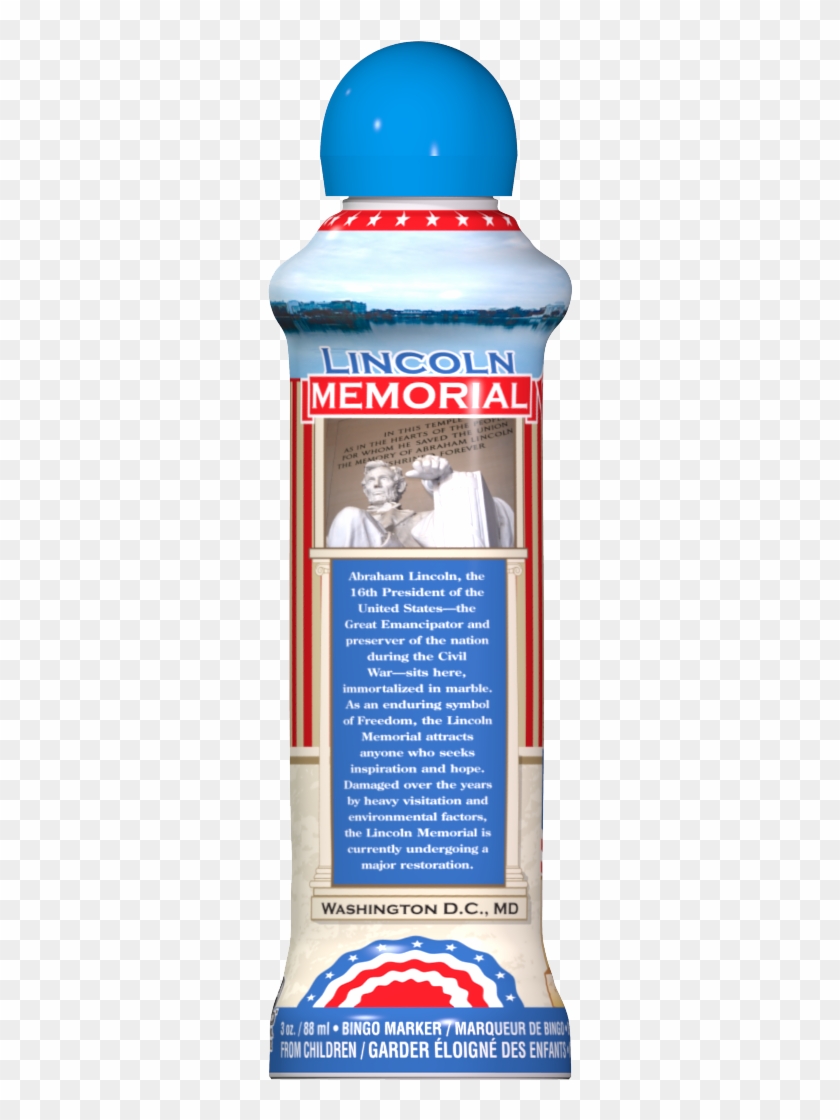 Lincoln Memorial Bingo Ink - American Civil War Clipart