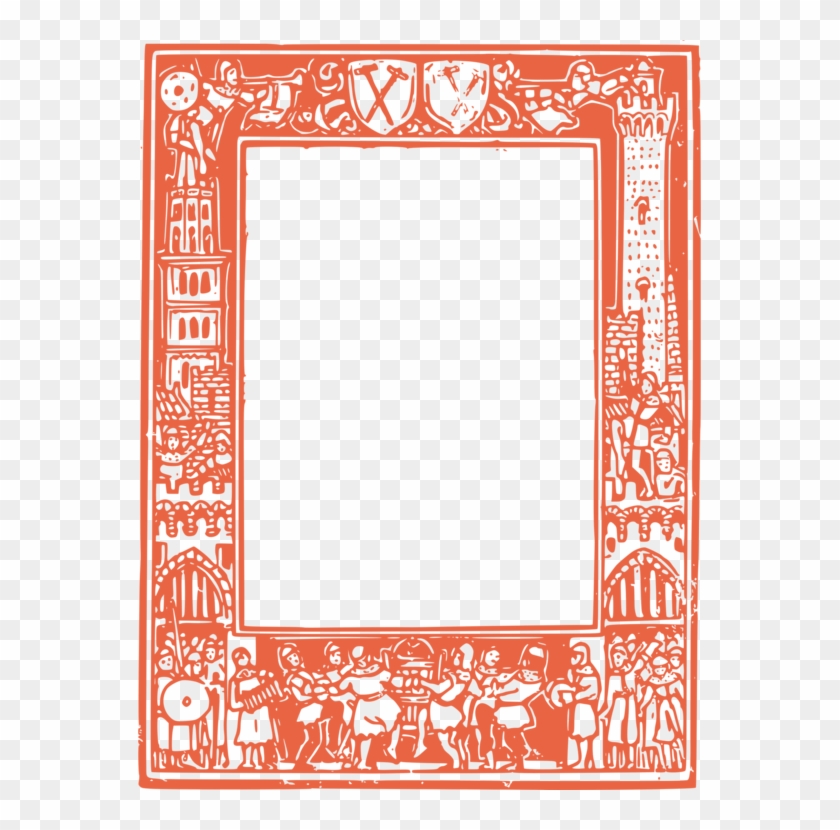 Picture Frames Frames - Cornice Castello Clipart #5750953