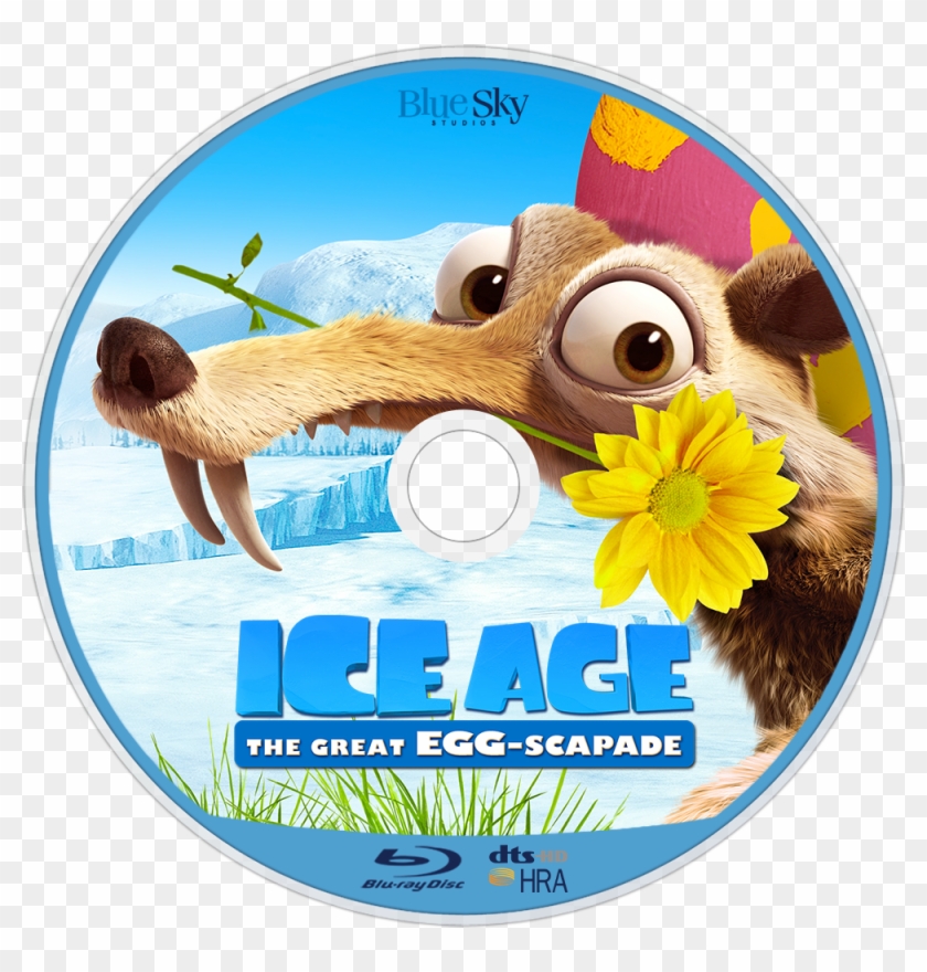 The Great Egg-scapade Bluray Disc Image - Ice Age Great Egg Scapade Clipart #5750954