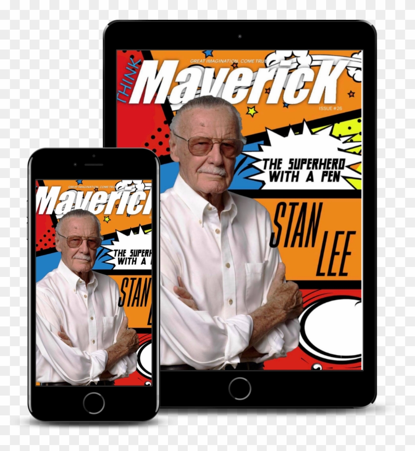 Remembering Stan Lee - Mobile Phone Clipart #5750977