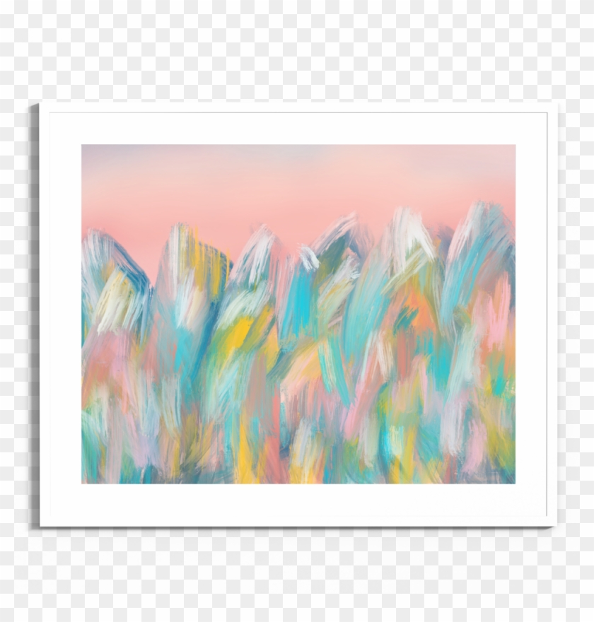 Lillian's Mountains, 11" X 14" Art Print, - Picture Frame Clipart