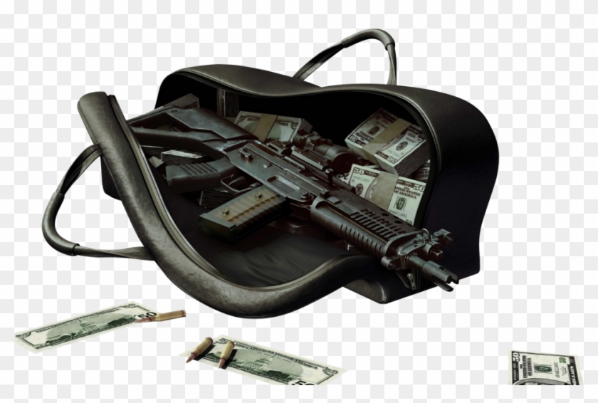 Packing Cash For The Journey - Duffle Bag Money Png Clipart
