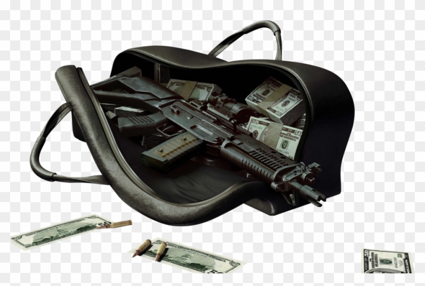 Packing Cash For The Journey - Duffle Bag Money Png Clipart #5751077