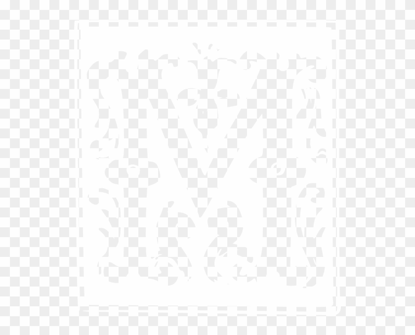 White Letter M Png Clipart #5751636